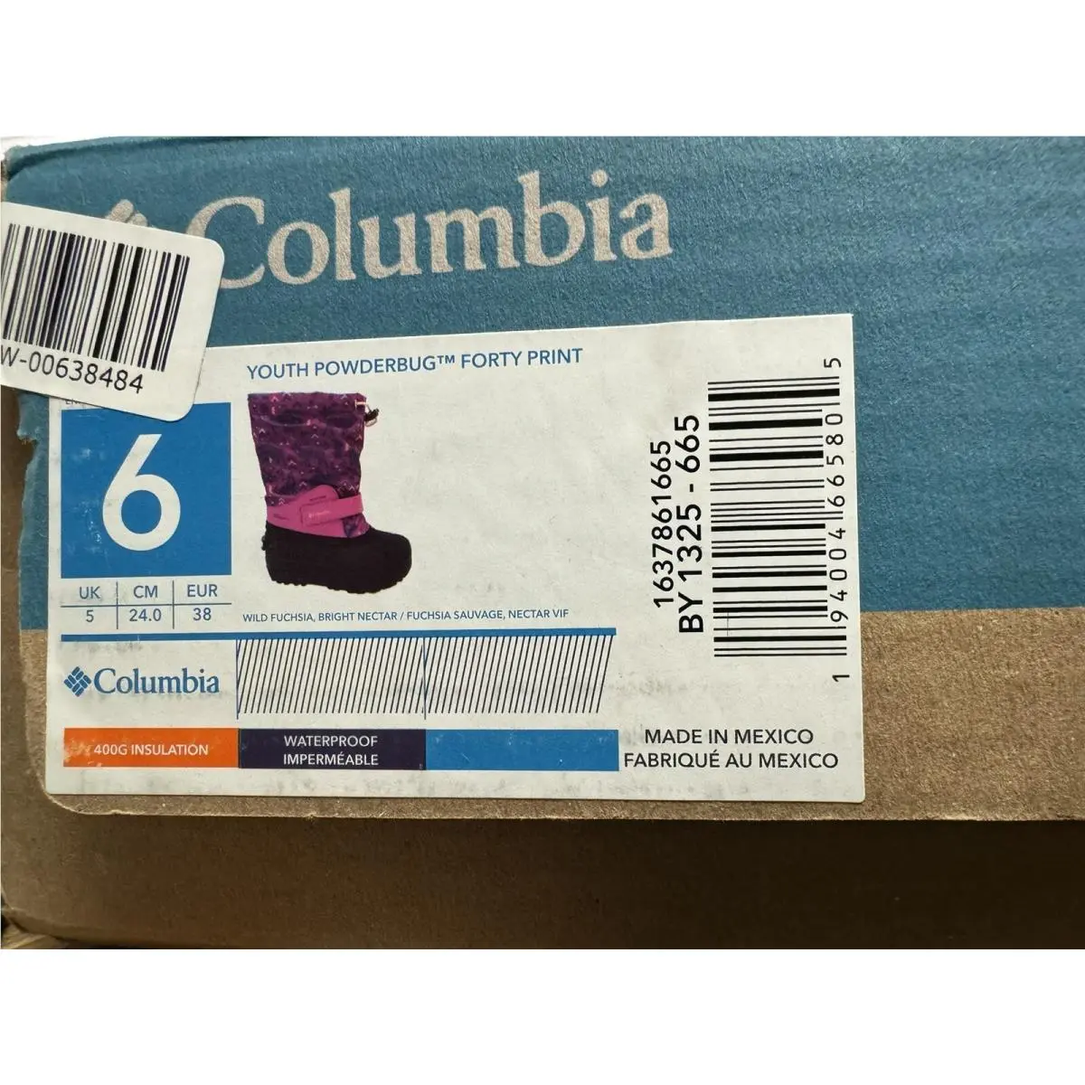 Columbia shoes - Columbia Powderbug Forty - Powderbug Forty - Pink 4