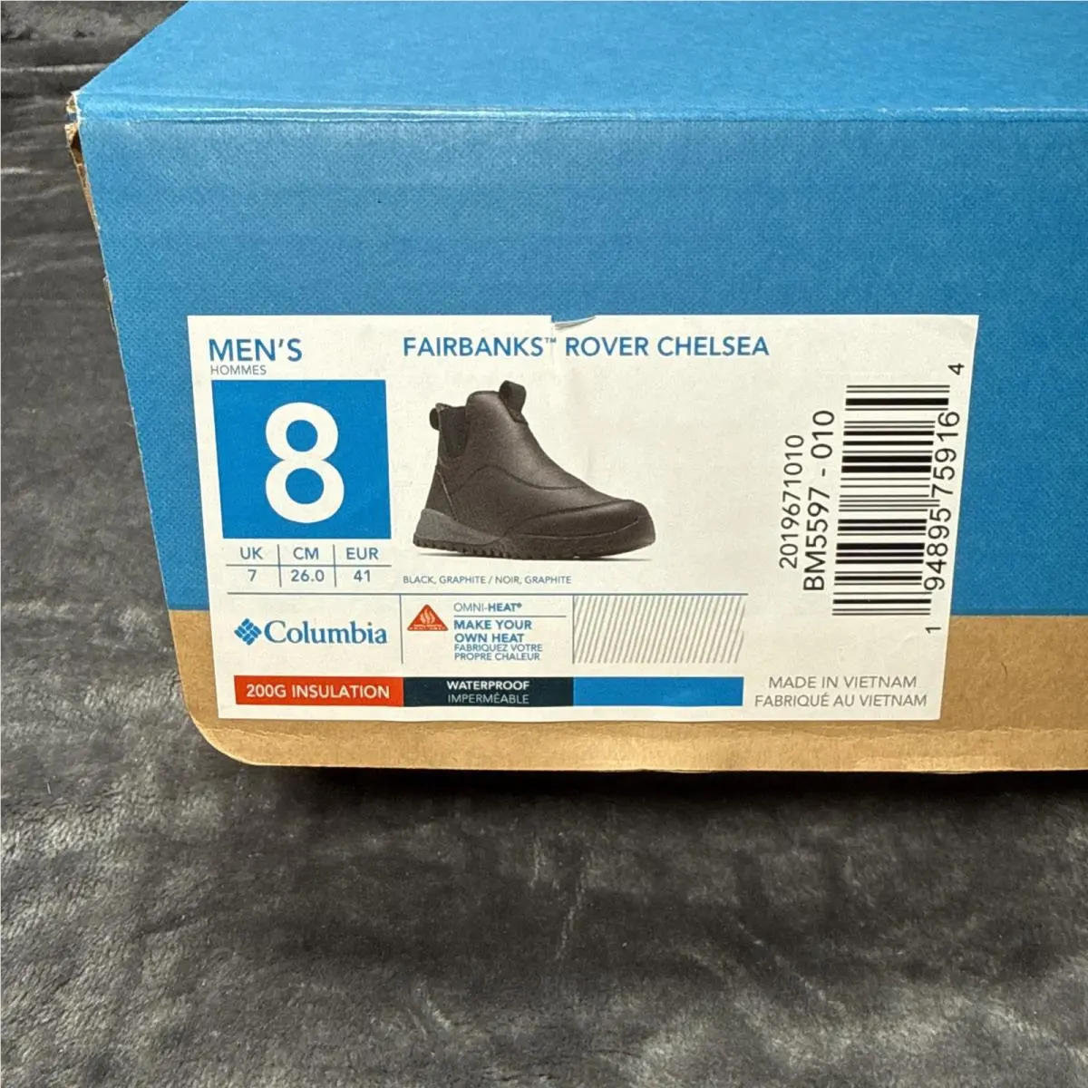 Columbia shoes - Fairbanks Rover - Fairbanks Rover - 2019671-010 - Black/Graphite 10