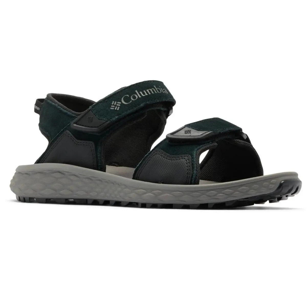 Columbia Konos Hiker 2-Strap Sandals Mens 7 Black Titanium II Outdoor Shoes