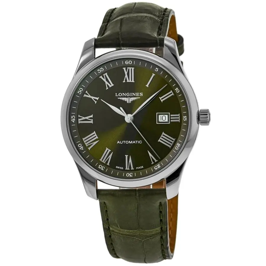 Longines Master Collection Automatic 42mm Green Men`s Watch L2.893.4.09.2