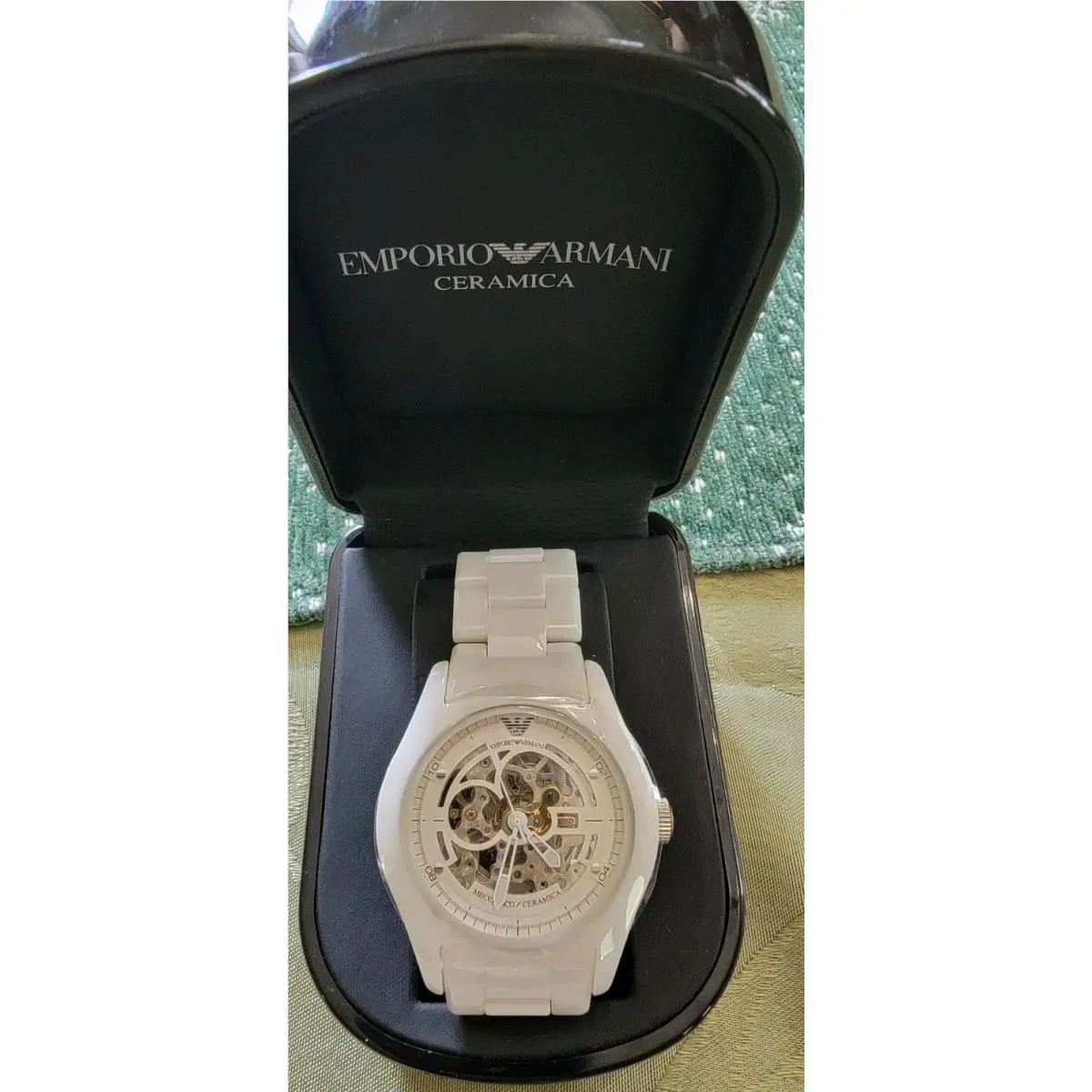 Emporio Armaniceramica 43mm Men`s Automatic Watch AR1415