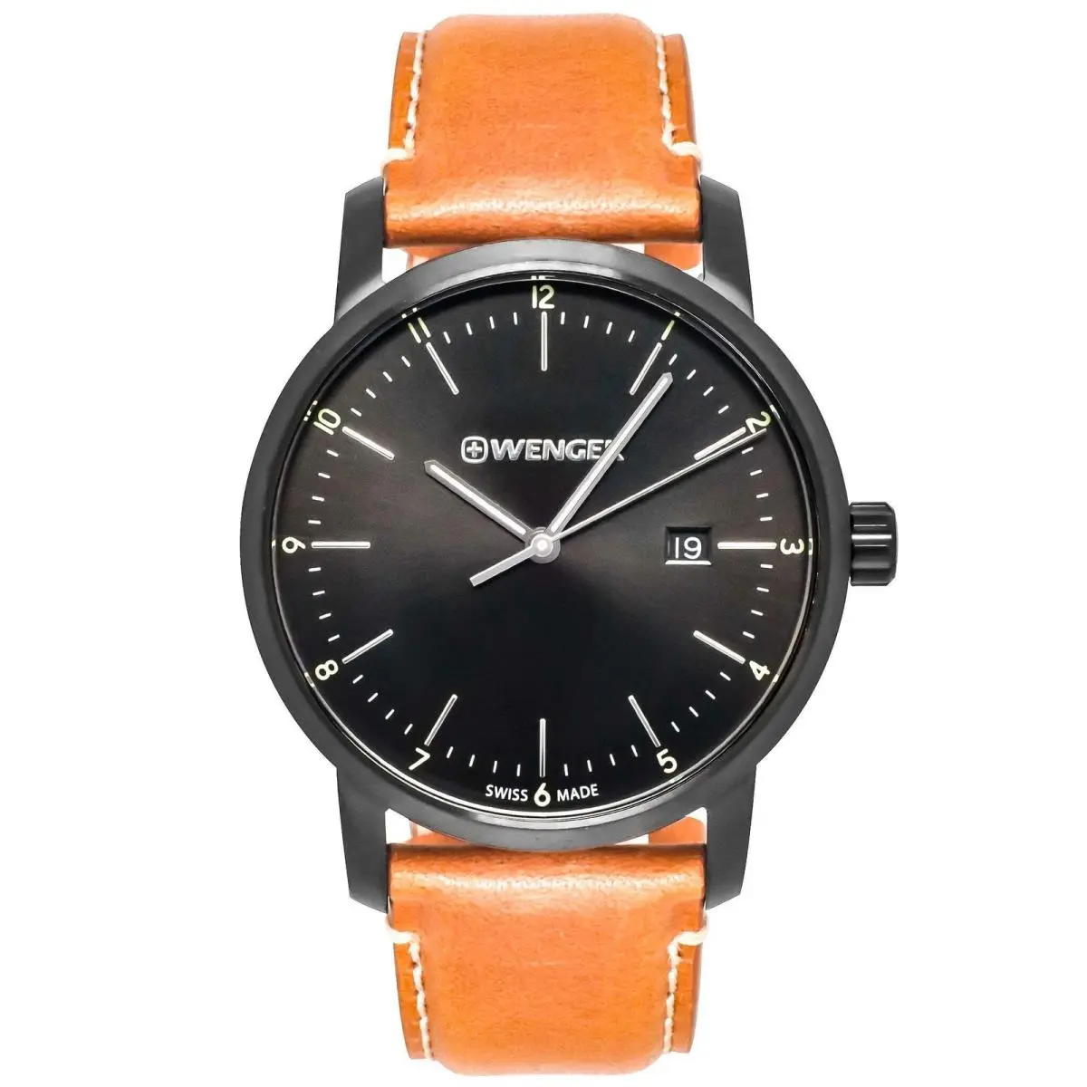 Wenger Urban Classic Black Black Dial Wristwatch 46928146260