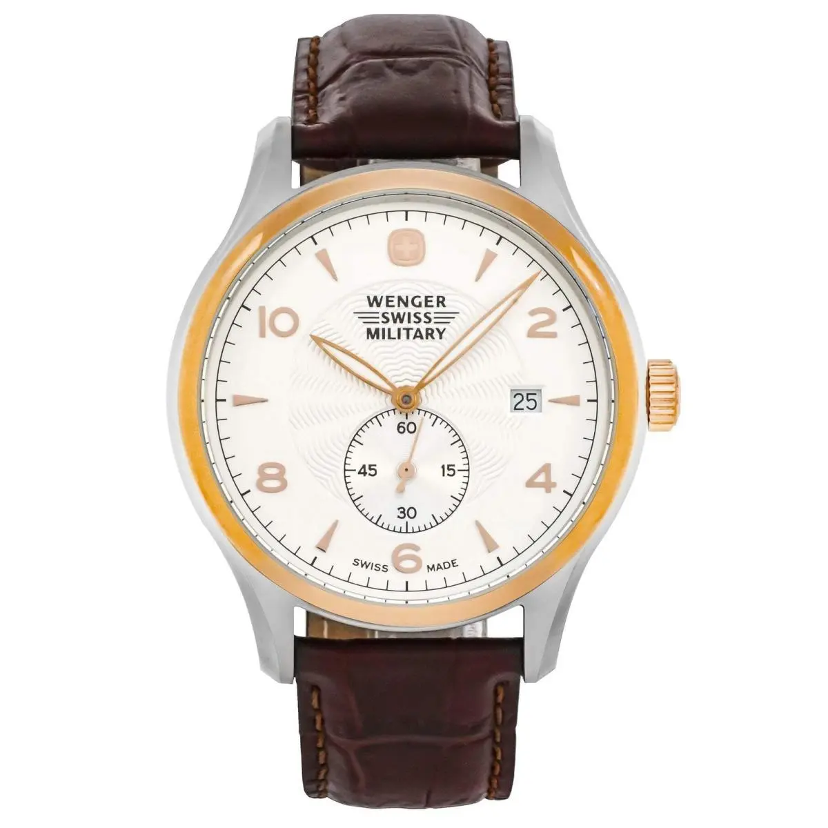 Wenger Classic Excutive White White Dial Wristwatch 46928112029