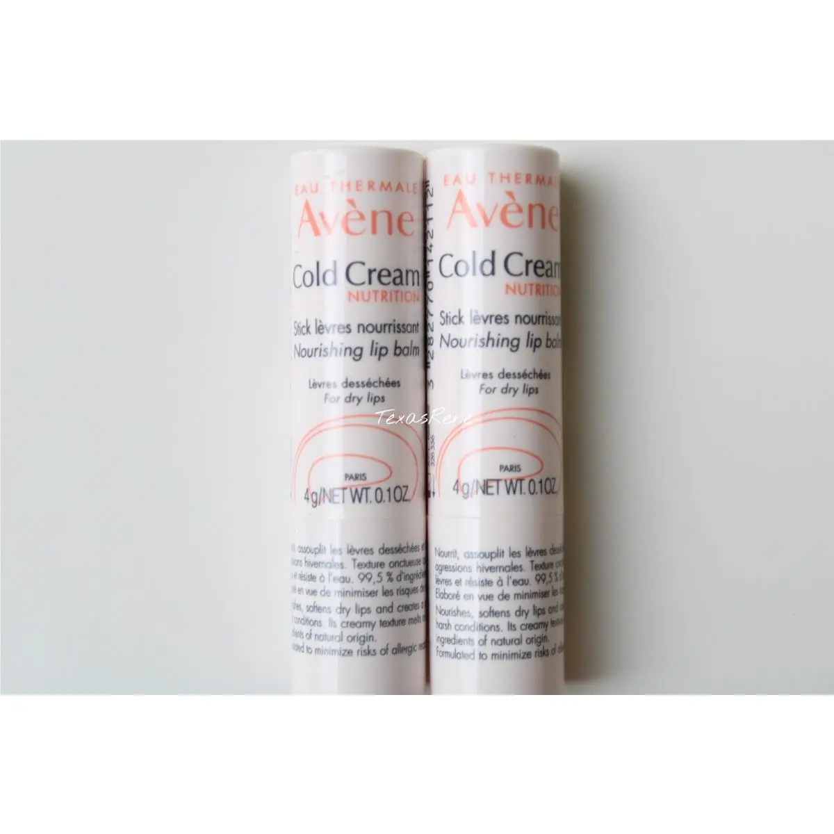 Avene Cold Cream Nourishing Lip Balm 4g 0.14oz 2x 4g (0.14oz) by Avène
