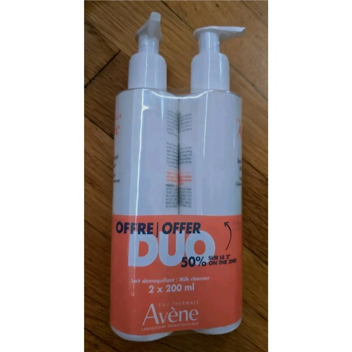 2-Pack Avene Milk Cleanser For Dry To Very Dry Sensitive Skin 6.7oz 200ml 09/24 by Avène