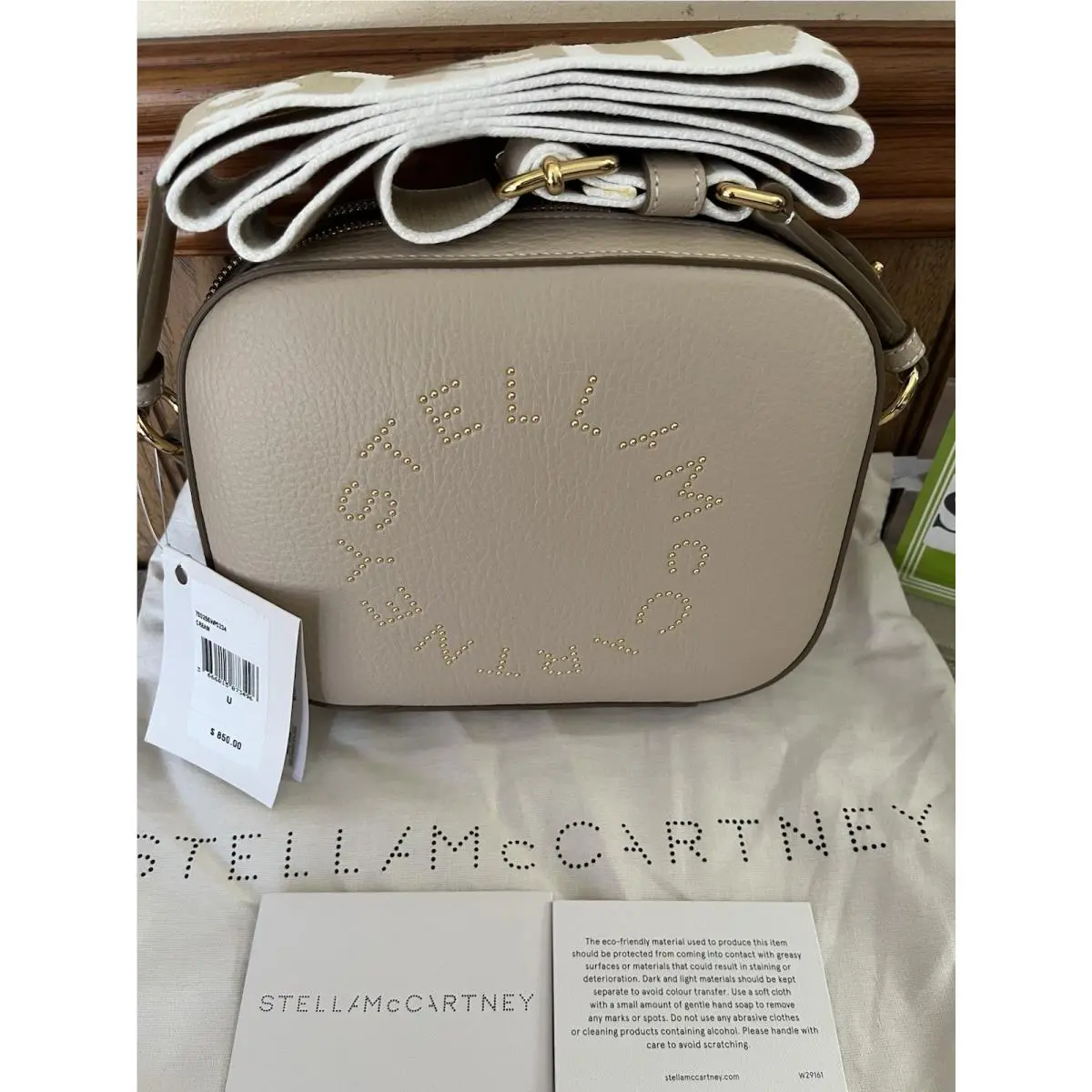 Stella Mccartney Small Camera Bag Cream