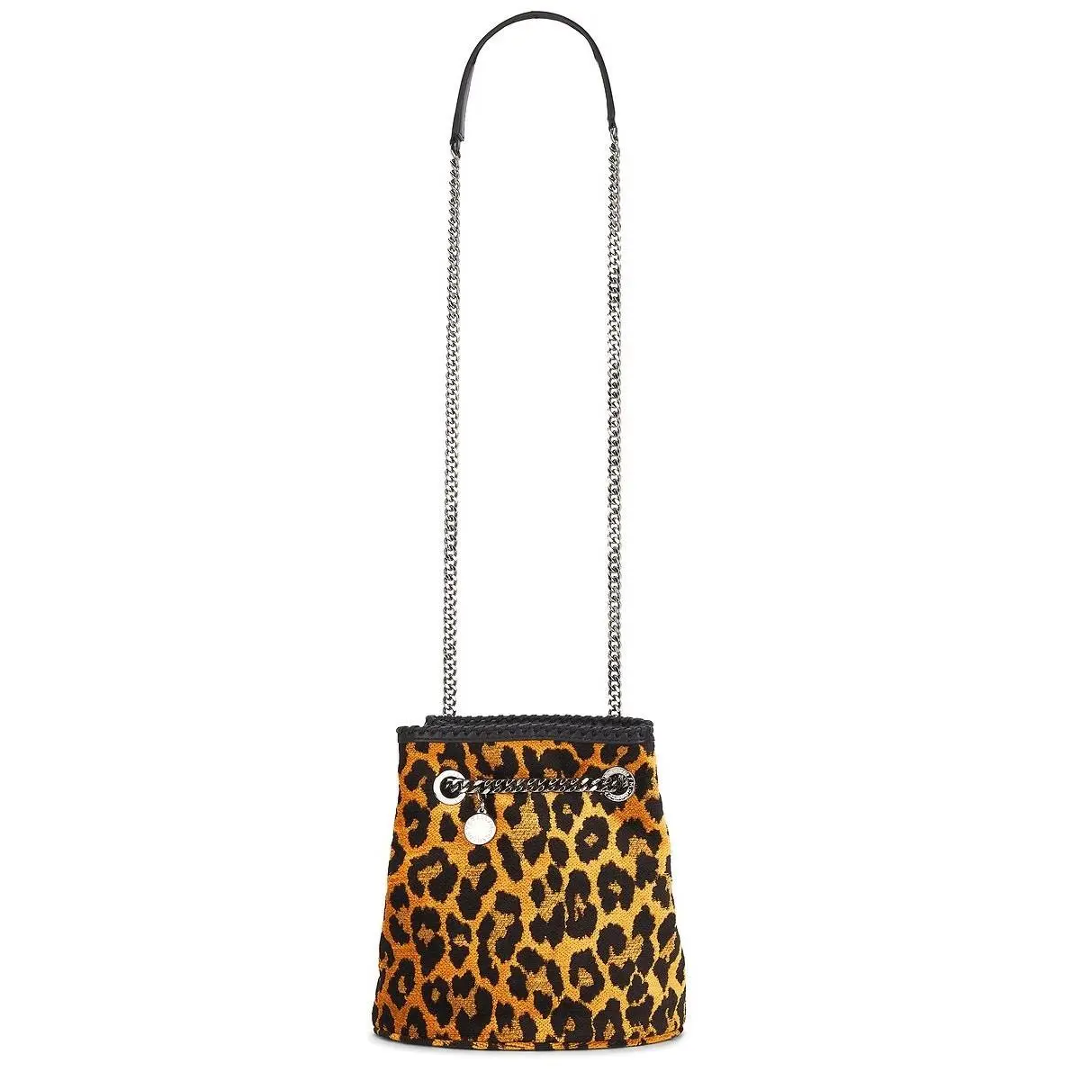 Stella Mccartney Women`s Falabella Shoulder Bag in Leopard Jacquard Tan by Stella McCartney