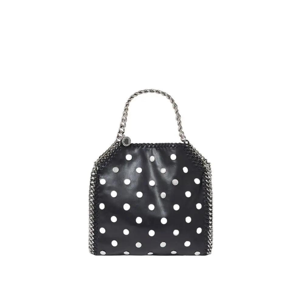 Stella Mccartney Women`s Mini Tote Bag Allover Stud in Black by Stella McCartney