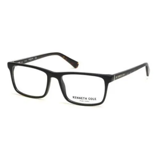 Kenneth Cole York KC0300 001 Black Havana Plastic Eyeglasses Frame 54-17-145