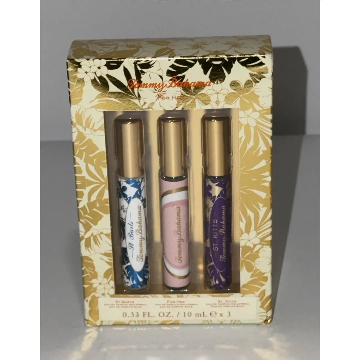 Tommy Bahama Perfume Eau De Parfum Edp Rollerball Set For Her St Barts St Kitts