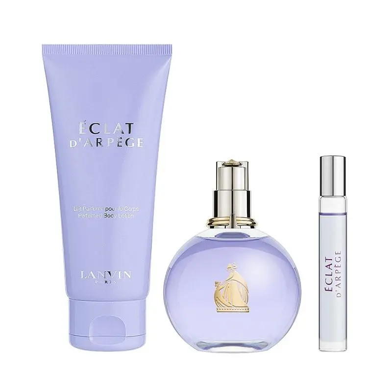 Lanvin Ladies Eclat D`arpege 3pcs Edp Gift Set Fragrances 3386460123662