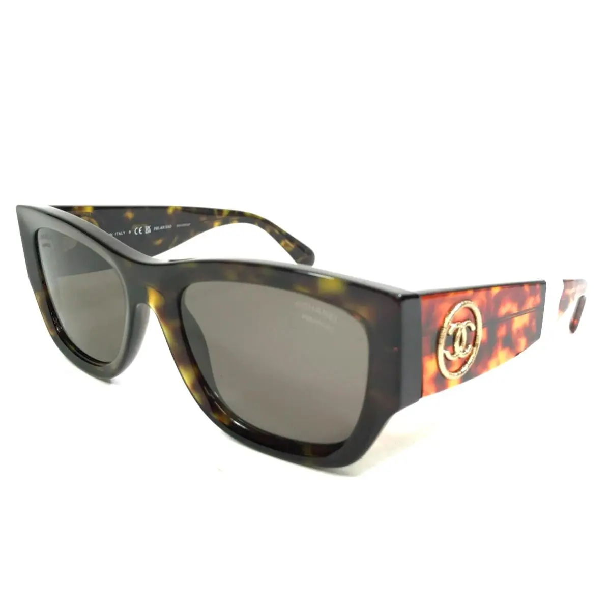Sunglasses 5507 c.714/83 Tortoise Cat Eye Frames w/ Gray Lenses 54-19-140 by Chanel