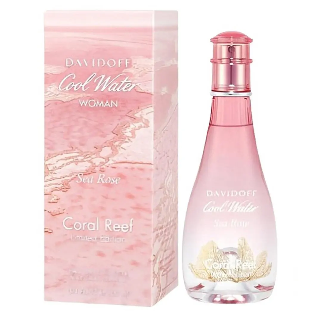 Cool Water Sea Rose Coral Reef Davidoff 3.3 oz / 100 ml Edt Women Perfume