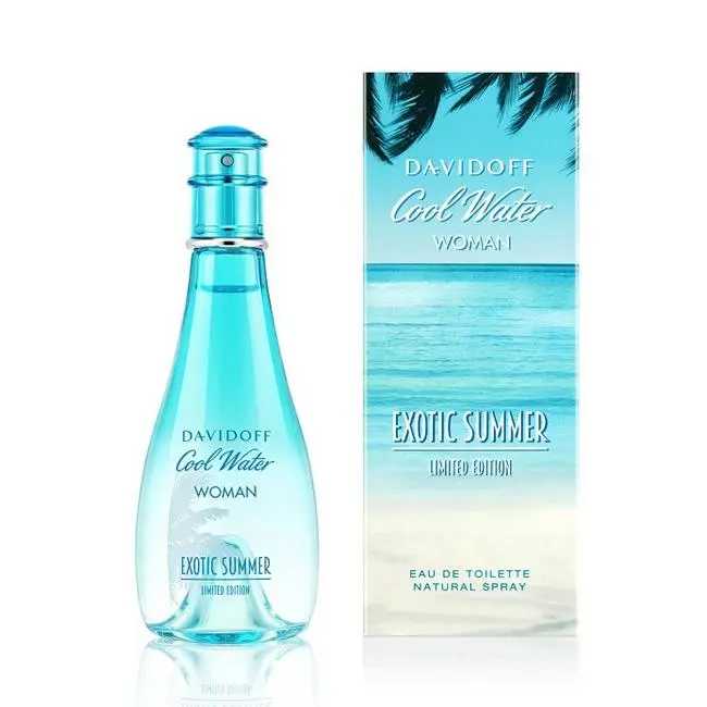 Davidoff Cool Water Exotic Summer For Women Perfume 3.4 oz 100 ml Edt Spray