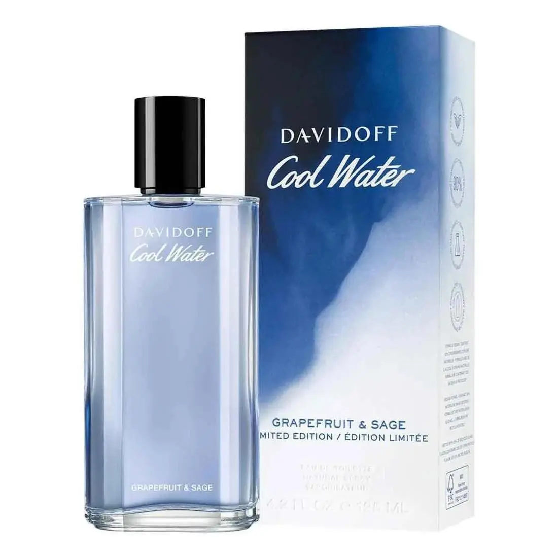 Davidoff Cool Water Grapefruit Sage 4.2 oz - 125ml Edt Spray / / Rare