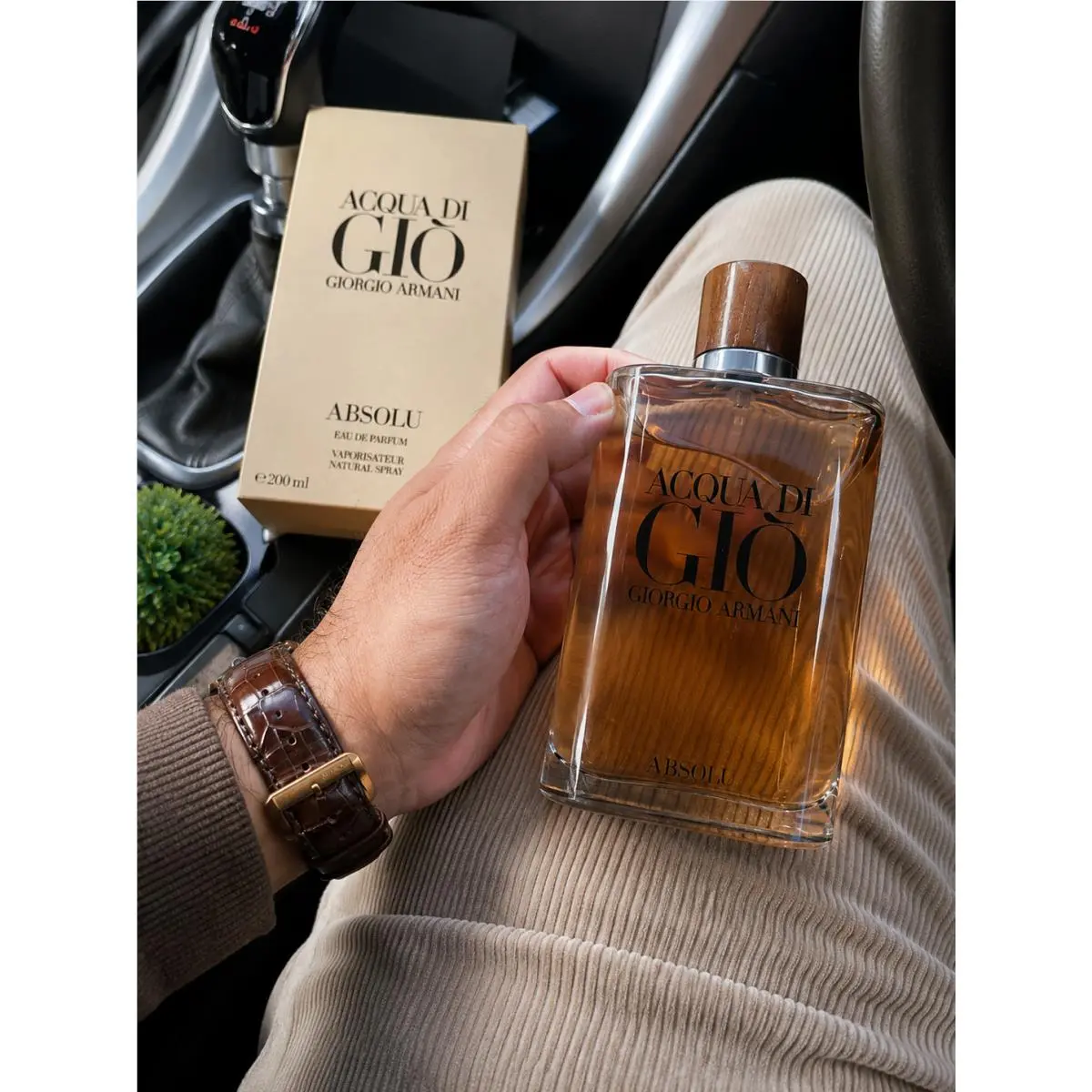 Armani Acqua di Gio Absolu Edp For Men 6.7 oz 200ml Pack of 2