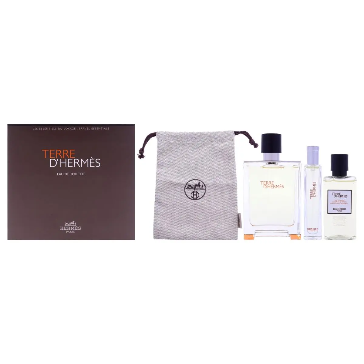 Terre Dhermes by Hermes For Men - 4 Pc Gift Set