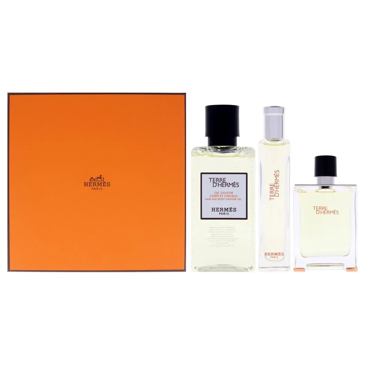 Terre Dhermes by Hermes For Men - 3 Pc Gift Set