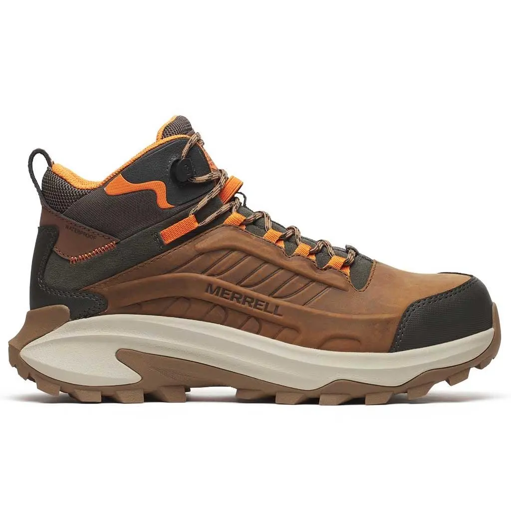 Merrell shoes - Moab Speed 2 Mid Waterproof Carbon Toe Boot - Dark Taupe 2