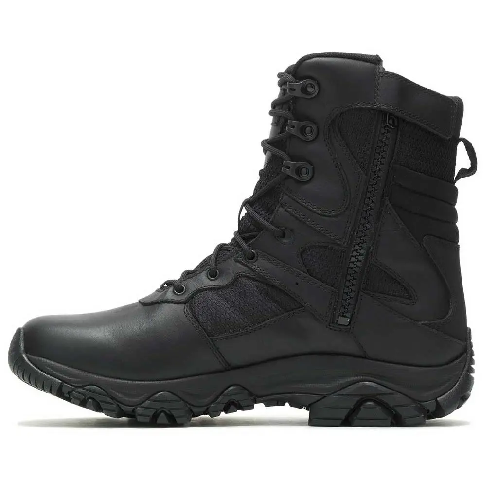 Merrell shoes - Moab 3 8 Inch Tactical Response Zip Waterproof Boot - Black 4