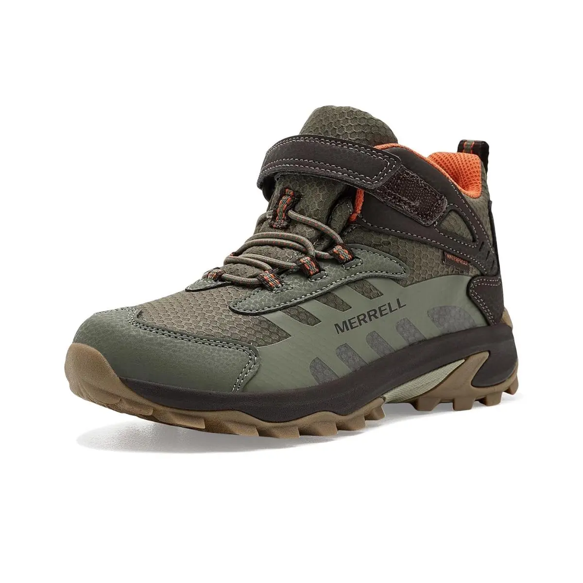Children Unisex Shoes Merrell Kids Moab Speed 2 Mid Alternative Closure