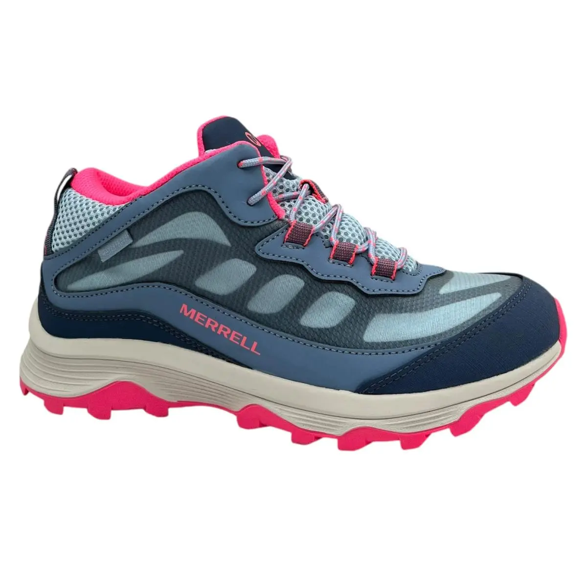 Merrell shoes - Merrell Moab Speed - Moab Speed - Blue/Pink (UPC: 194917768235) 11
