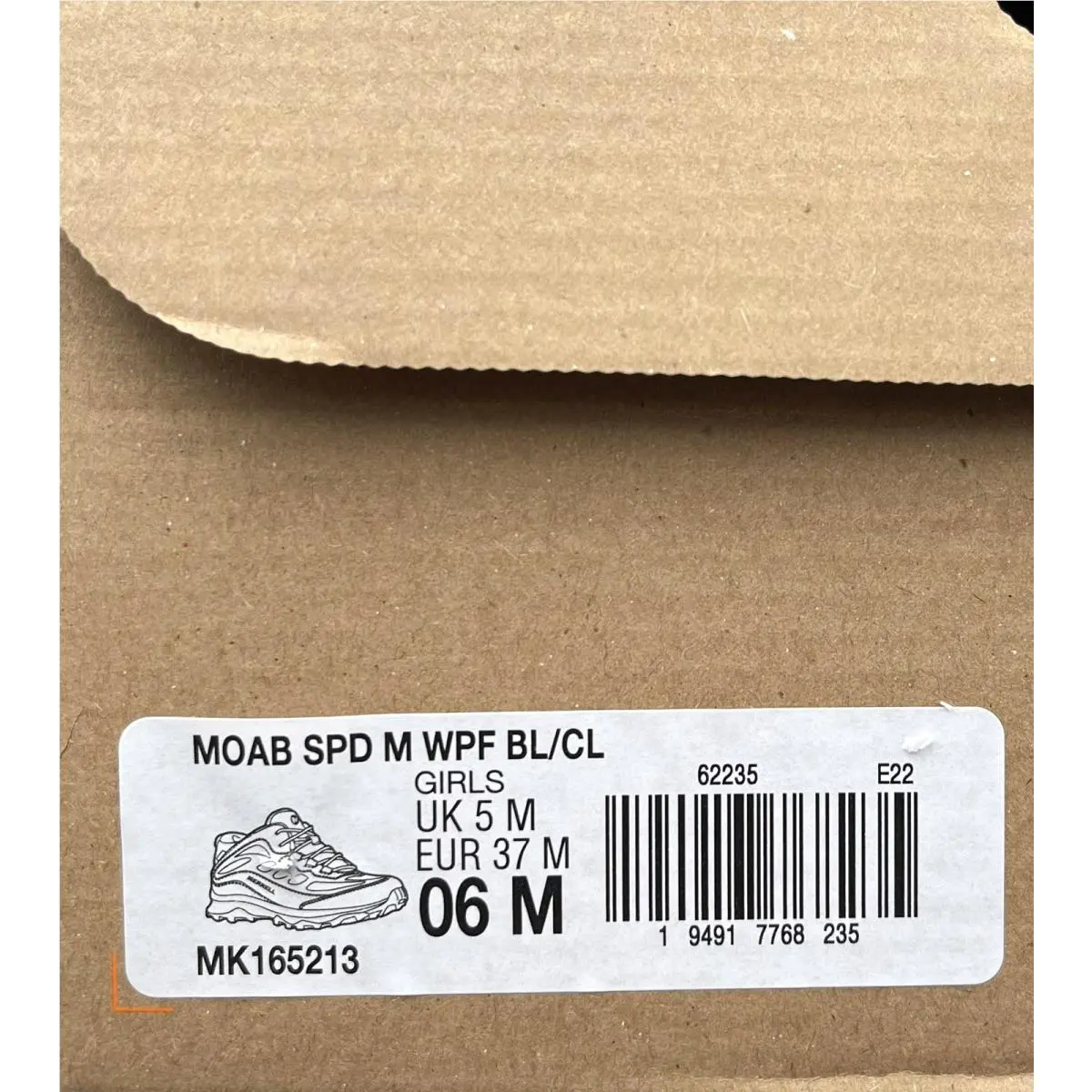 Merrell shoes - Merrell Moab Speed - Moab Speed - Blue/Pink (UPC: 194917768235) 9