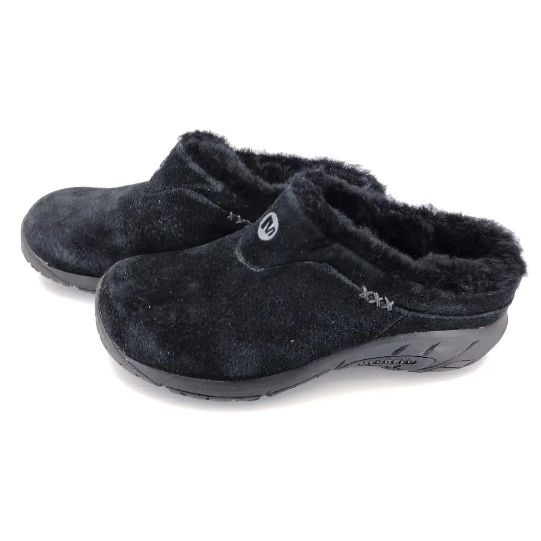 Merrell Encore Ice Size 5.5 Womens Black Slip-on Shoes