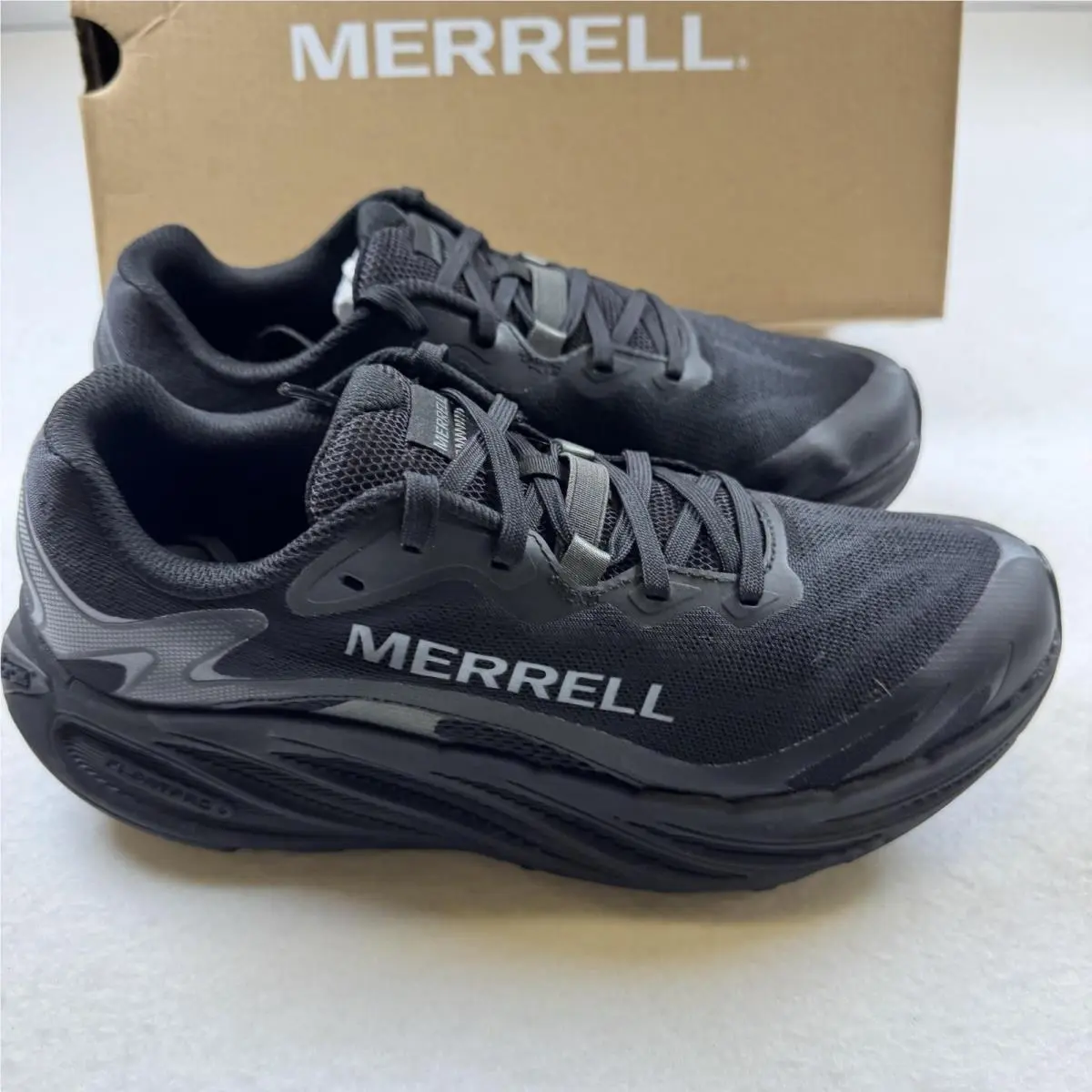Merrell Promorph Shoes Mens Size 7.5 Black Vibram Floatpro+ Running Sneakers