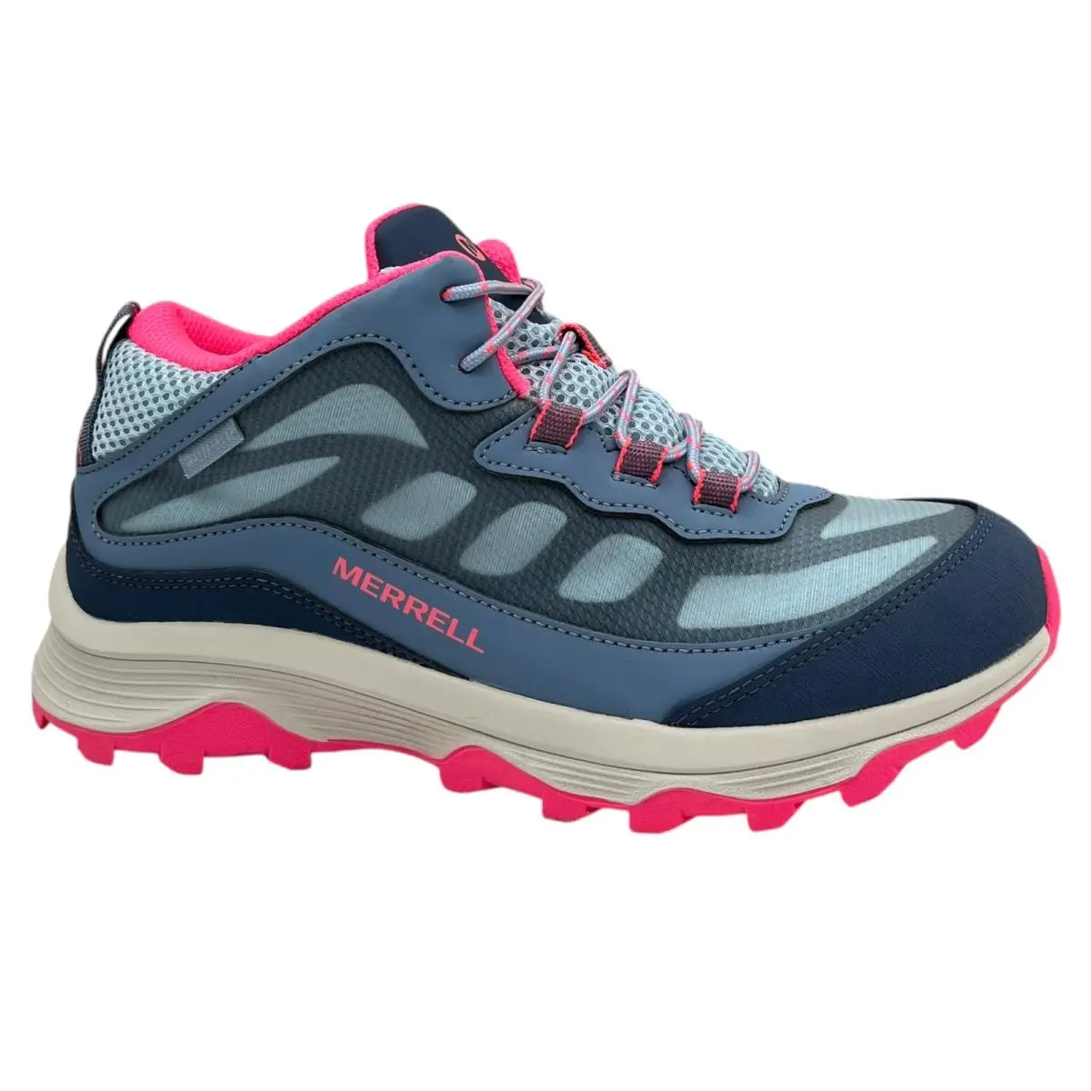 Merrell shoes - Merrell Moab Speed - Moab Speed - Blue/Pink (UPC: 194917768259) 3