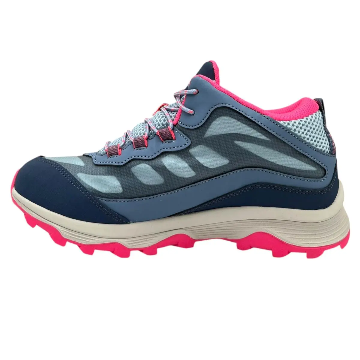 Merrell shoes - Merrell Moab Speed - Moab Speed - Blue/Pink (UPC: 194917768259) 6