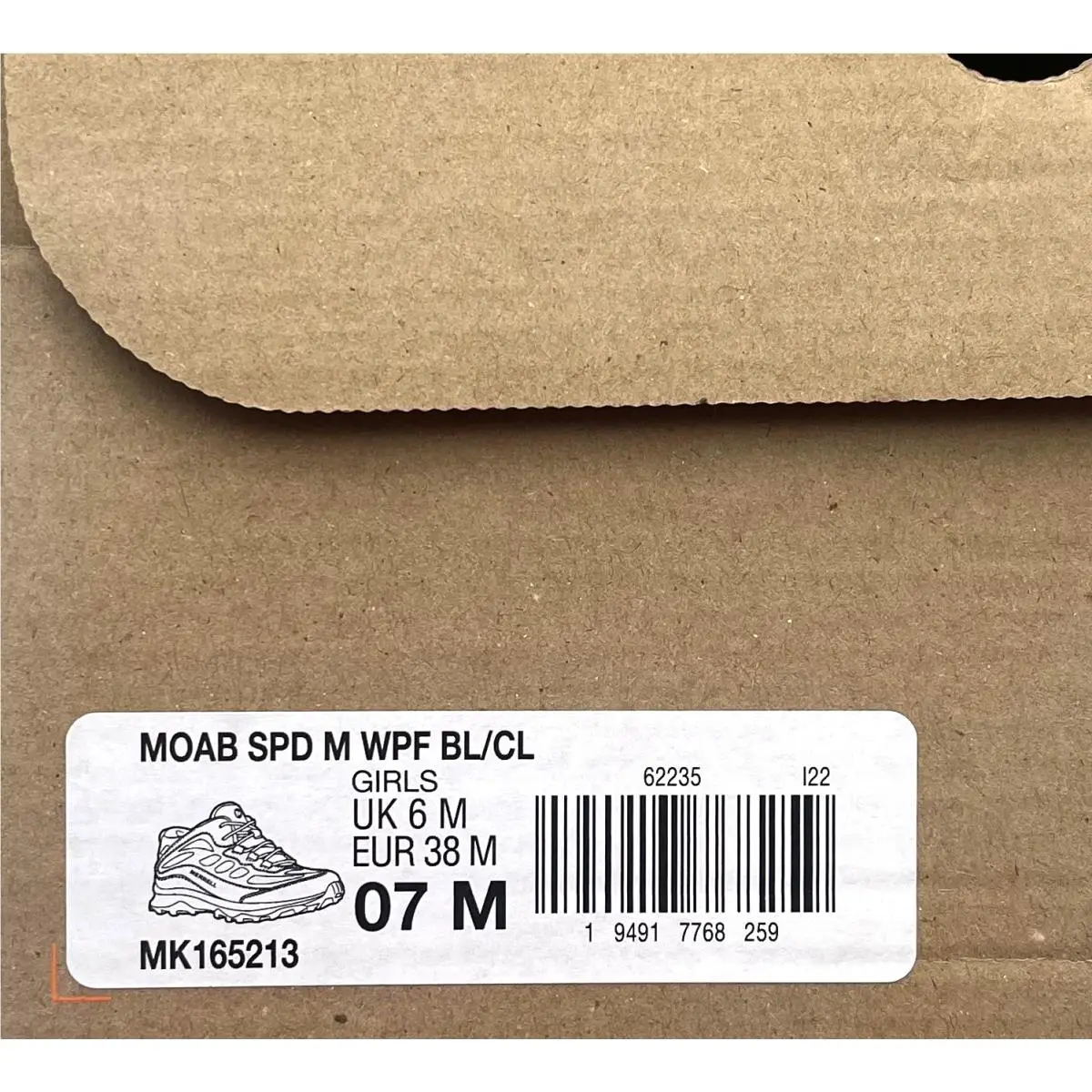 Merrell shoes - Merrell Moab Speed - Moab Speed - Blue/Pink (UPC: 194917768259) 9