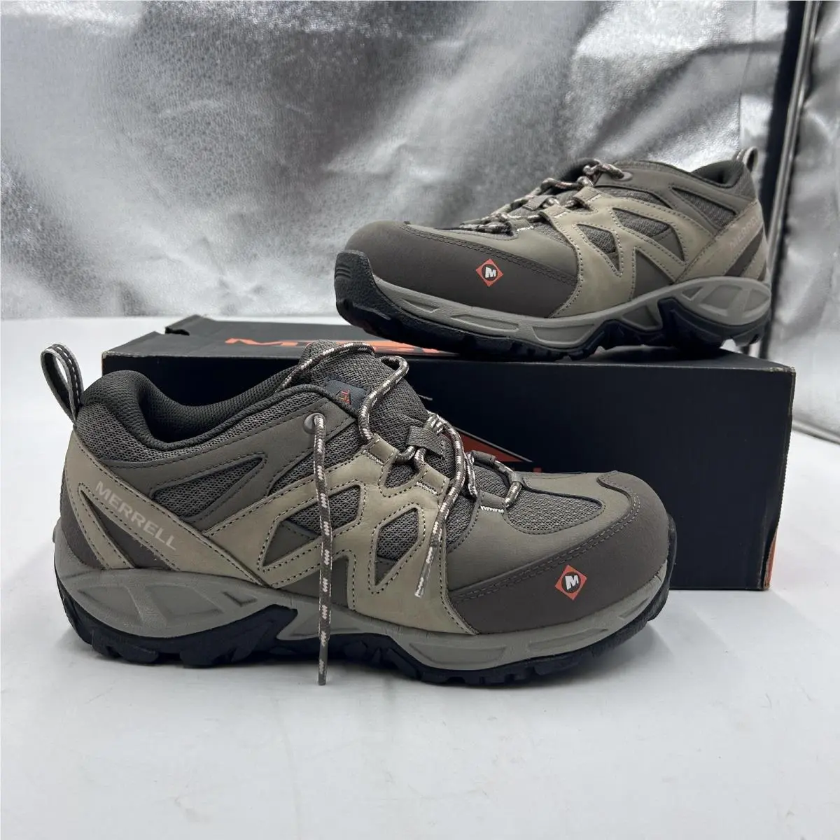 Merrell Siren AT Alloy Toe Shoes Womens Size 9 Brown Brindle Boulder J099322