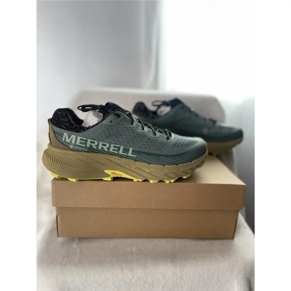 Merrell Agility Peak 5 Gtx Trail Running Shoes Men Size 12