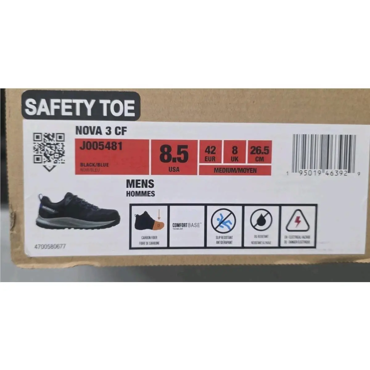 Merrell shoes - J005481 - J005481 - Black 5