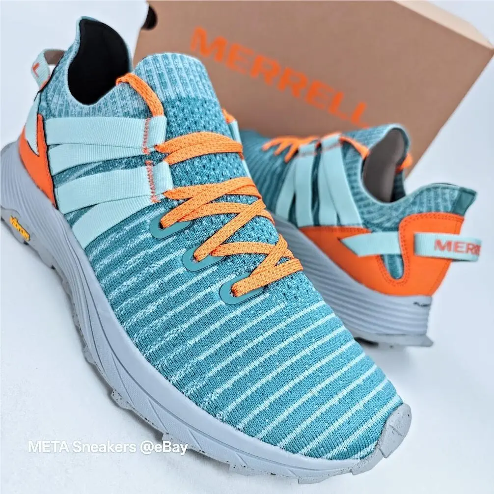 Merrell shoes - Merrell Embark - Embark - J067217 - Blue/ Orange 2
