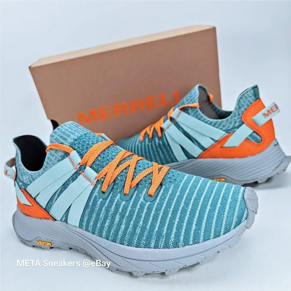 Merrell shoes - Merrell Embark - Embark - J067217 - Blue/ Orange 4