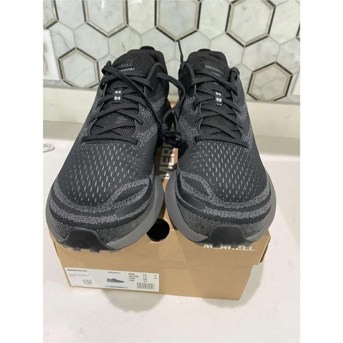 Merrell shoes - Merrelll Morphlite - Morphlite - Black/Asphalt 0