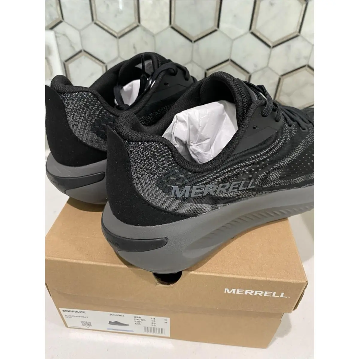 Merrell shoes - Merrelll Morphlite - Morphlite - Black/Asphalt 1