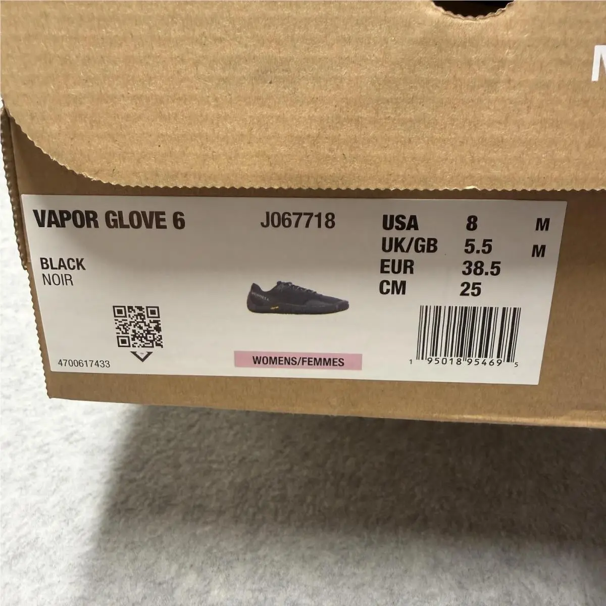 Merrell shoes - Merrell Vapor Glove 6 - Vapor Glove - Black 0