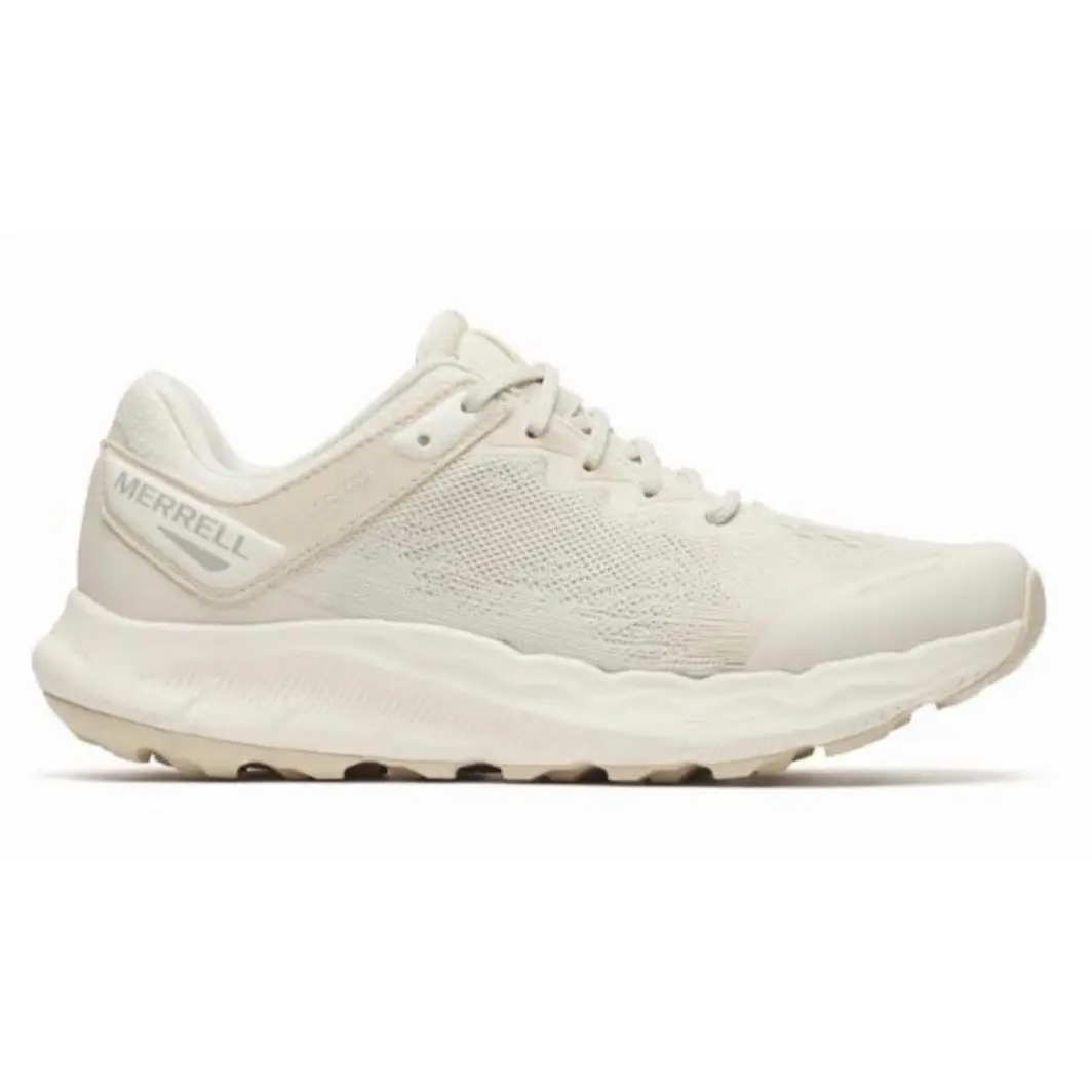 Women`s Size 7.5W Merrell Antora 4 Waterproof Trail Running Shoes Eggshell