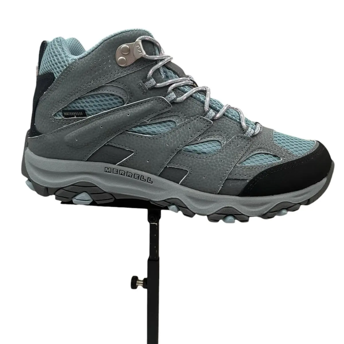 Merrell Youth Girls Moab 3 Waterproof Leather Hiking Shoe Size 6.5 Altitude Gray