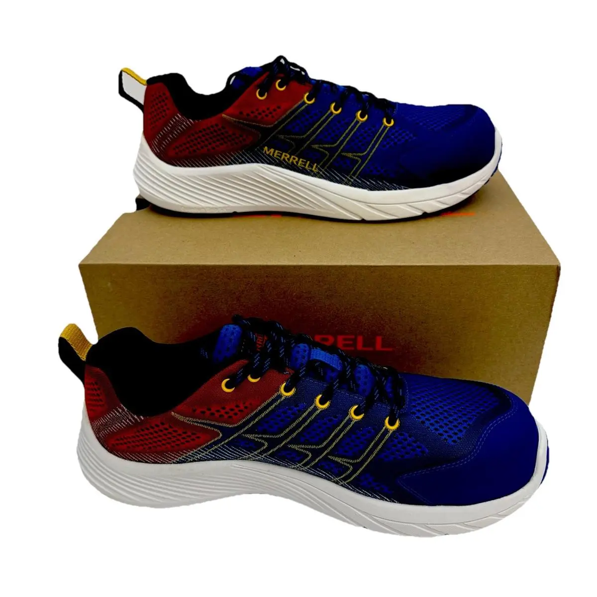 Merrell shoes - Merrell Safety Foot Wear Moab Flight - Moab Fligh CF - Blue (UPC: 0195017934100) 2