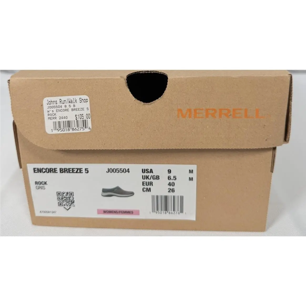 Merrell shoes - Merrell Encore Breeze 5 - Encore Breeze - J005504 - Gray 5