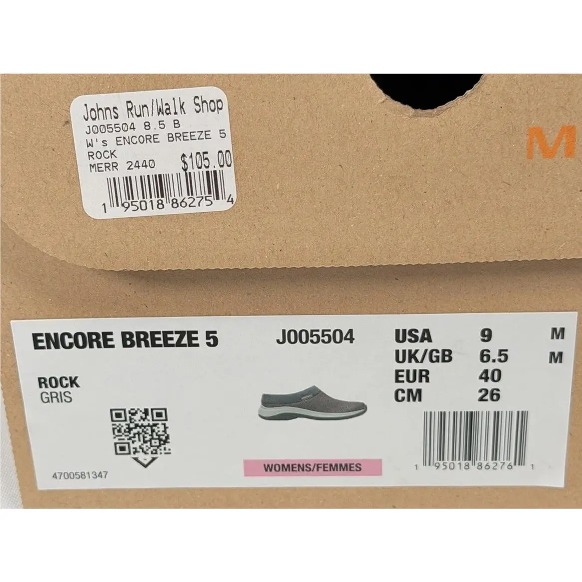 Merrell shoes - Merrell Encore Breeze 5 - Encore Breeze - J005504 - Gray 6