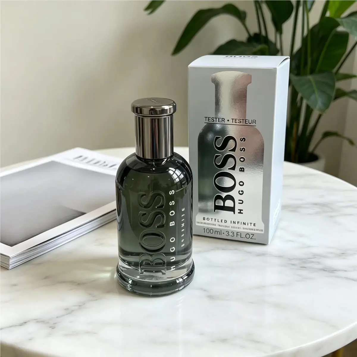 Bottled Woody Ambery Men`s Cologne Long-lasting Fragrance with Leather by Hugo Boss
