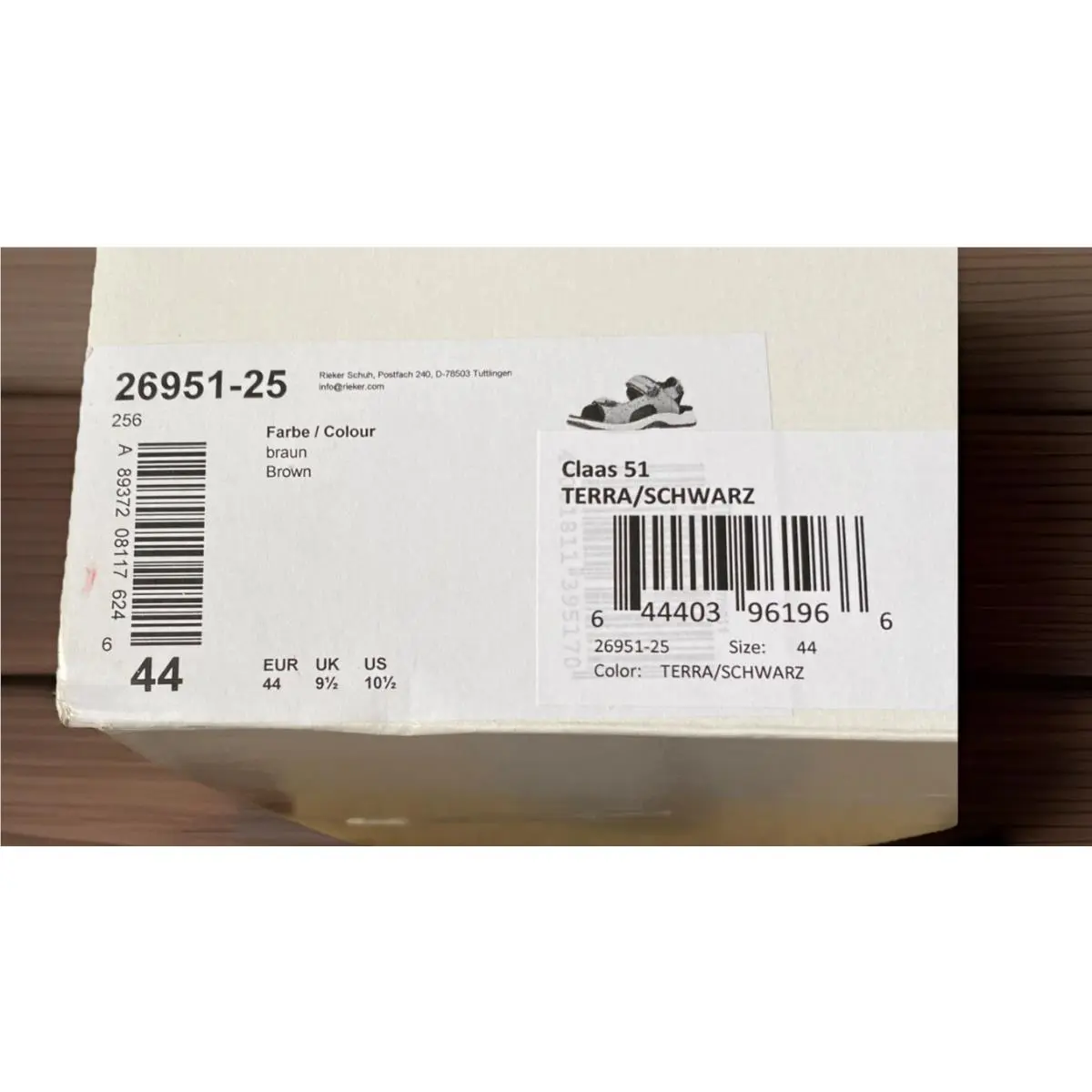 Rieker shoes - 26951-25 - 26951-25 - Brown 4