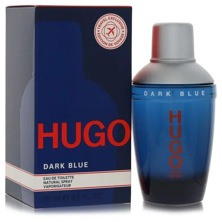 Dark Blue  Eau De Toilette Spray 2.5 oz / e 75 ml by Hugo Boss