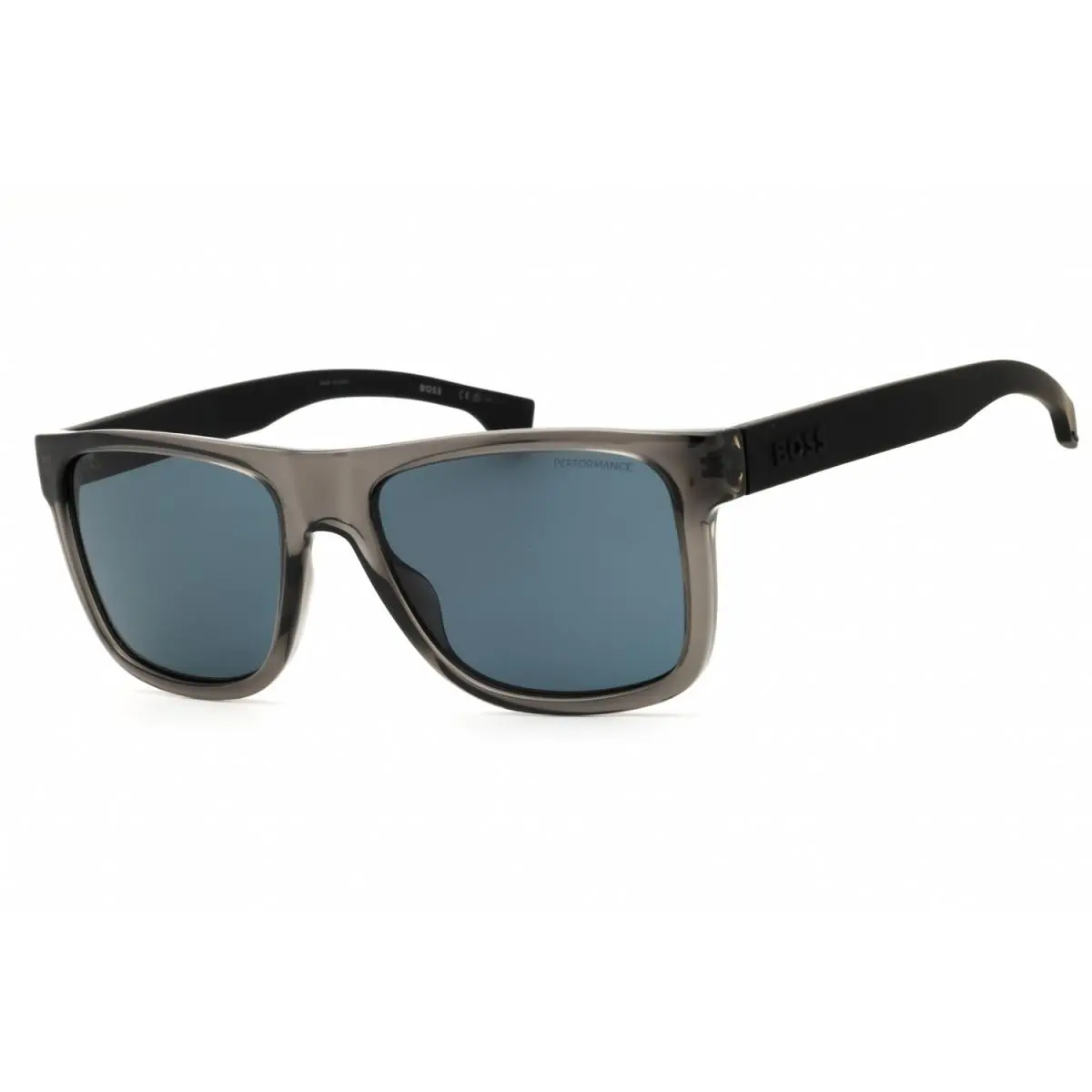 Boss 1647/S 0R6S Z8 Transparent Dark Grey/dark Grey 55-18-145 by Hugo Boss