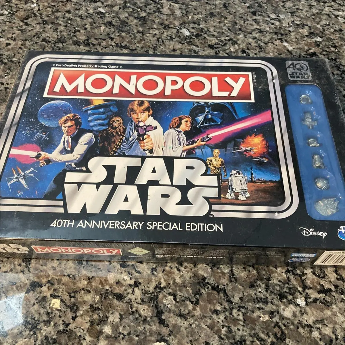Star Wars Monopoly 40th Anniversary Special Edition Disney Hasbro